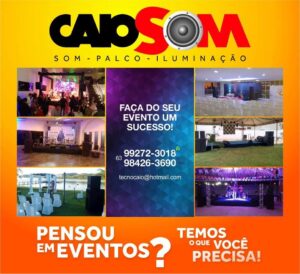 CAIO SOM PAINEL DE LED PALMAS TOCANTINS